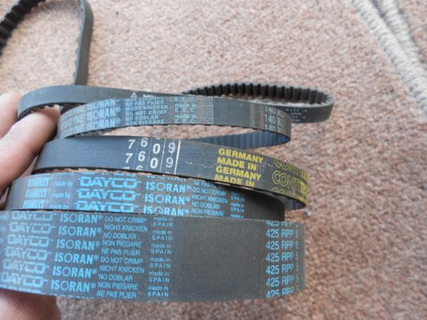 RUBBER TIMING BELT FOR STEERING ASSEMBLYS konami gti club racing jam etc