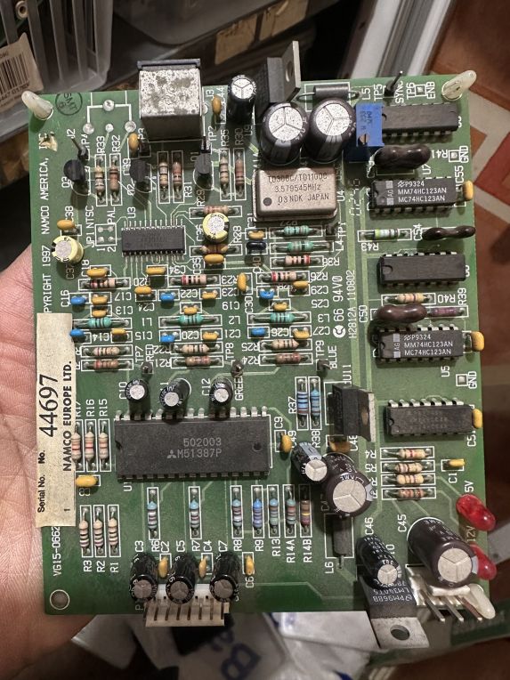 NAMCO RGB/NTSC PCB