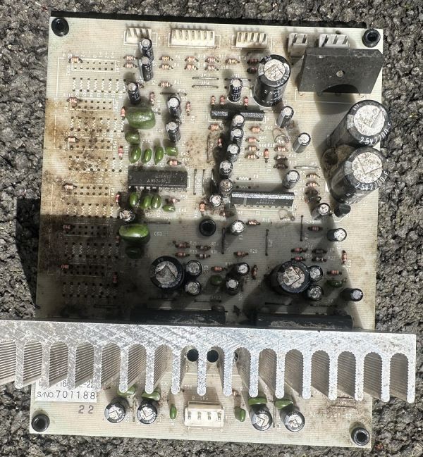 SEGA MODEL 2 SOUND AMPLIFIER BOARD 838-11650 