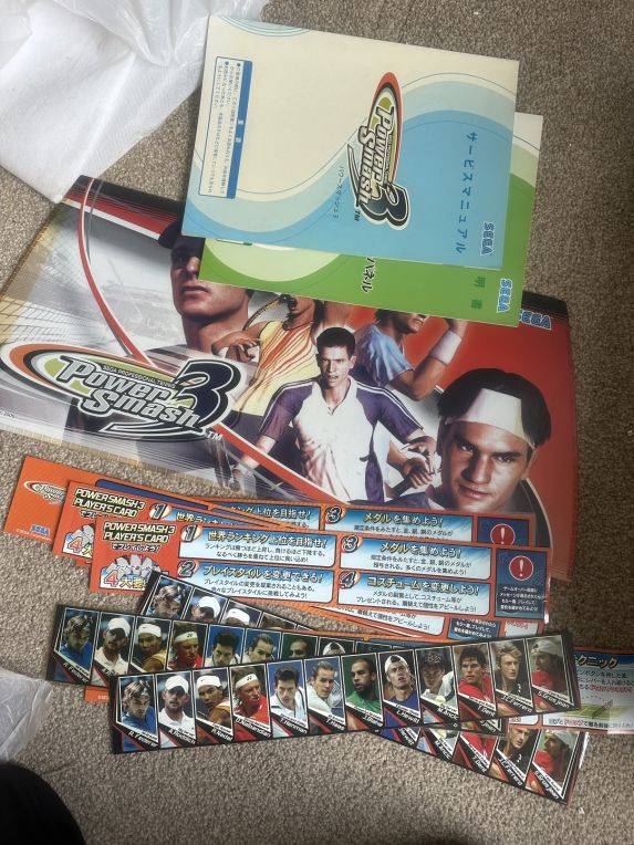 VIRTUA TENNIS 3 /POWER SMASH 3 ART & MANUAL